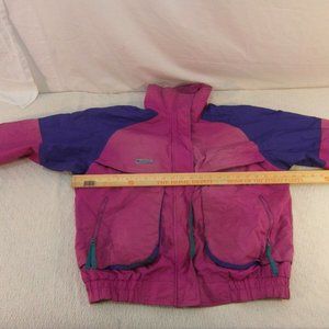 WOMEN'S VINTAGE COLUMBIA SPORTSWEAR PINK PURPLE POWDER KEG RADIAL COAT IG 368